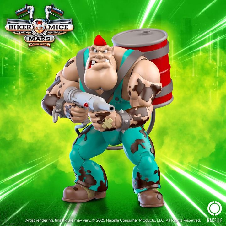 Biker Mice From Mars Greasepit 9" Action Figure
