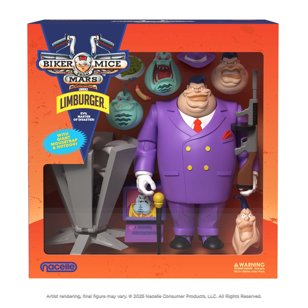Biker Mice From Mars Limburger 1/8 Scale Action Figure