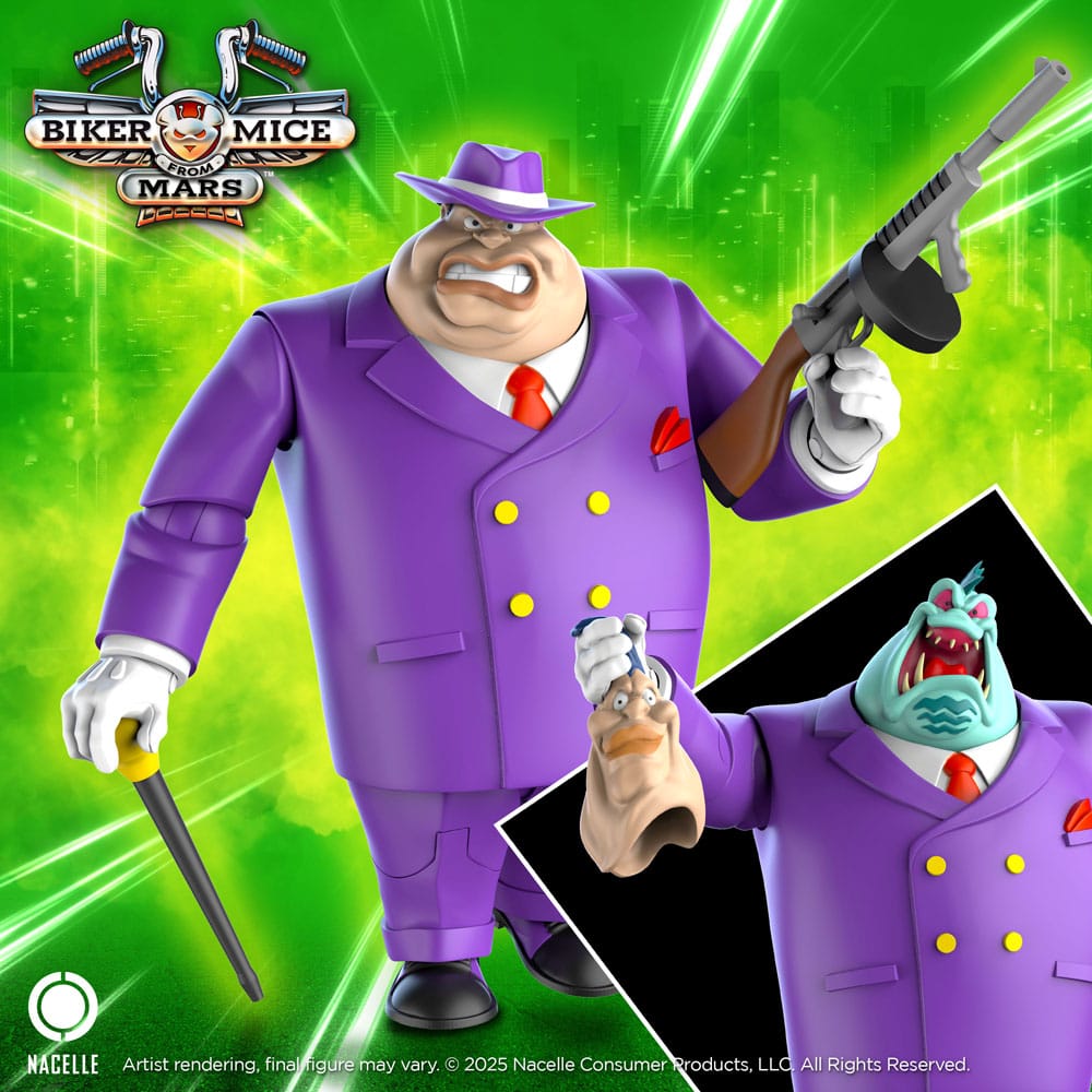 Biker Mice From Mars Limburger 1/8 Scale Action Figure