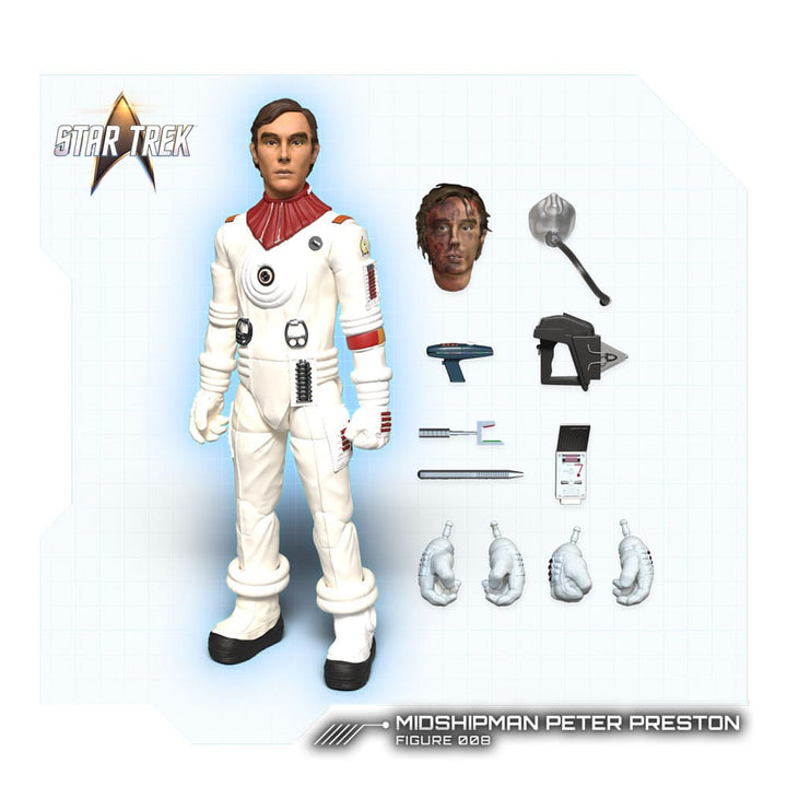 Star Trek II The Wrath of Khan Peter Preston Action Figure 1 12 Scale 16 cm