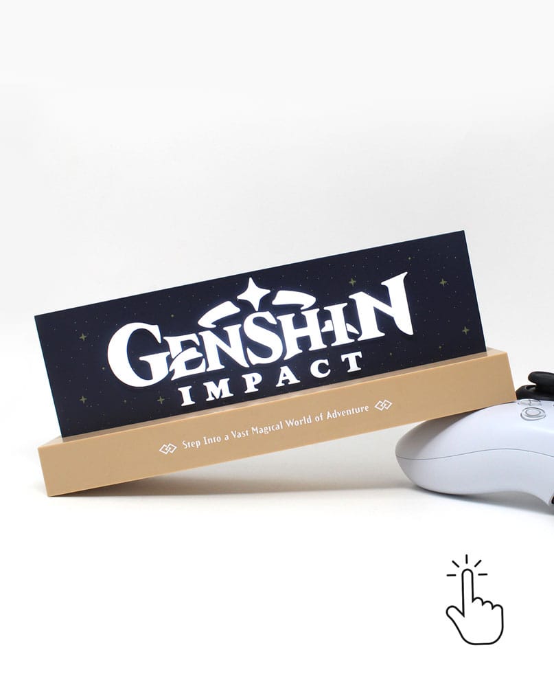 Genshin Impact LED-Light Logo 22 cm Display Piece