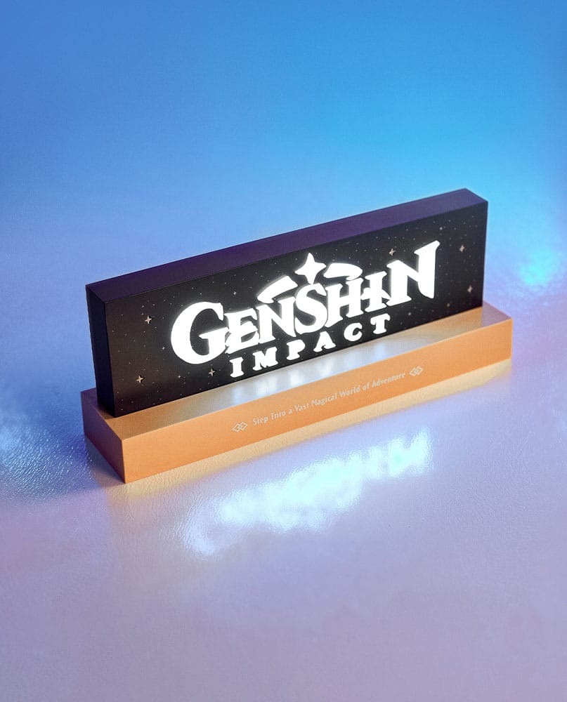 Genshin Impact LED-Light Logo 22 cm Display Piece