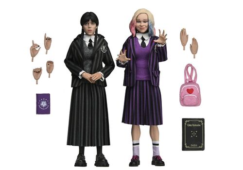 Netflix Wednesday: Wednesday and Enid Nevermore Uniform 8" Clothed 2-Pack Action Figure (Pre-Order November 2025)