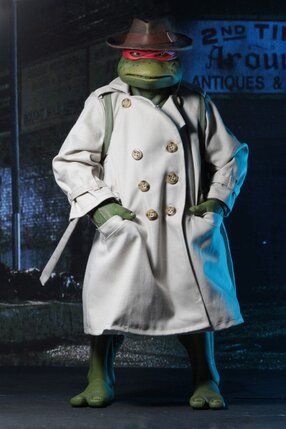 TMNT (1990 Movie): Raphael in Disguise Teenage Mutant Ninja Turtles 1/4 Scale Figure, side angle