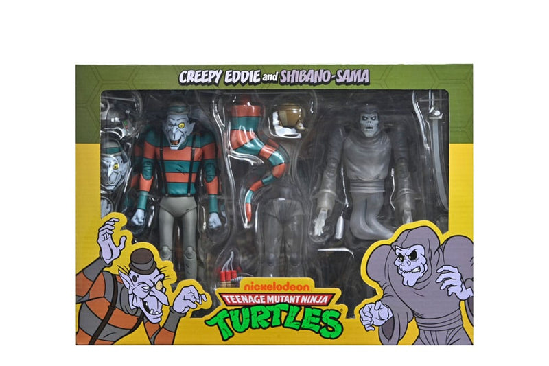 TMNT (Animated): Creepy Eddie and Shibano-Sama Saturday Morning Adventures Teenage Mutant Ninja Turtles 2-Pie, packaging shot