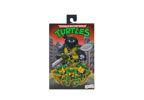 TMNT (Animated): Dark Leonardo Saturday Morning Adventures Teenage Mutant Ninja Turtles Ultimate 7 Scale Action Fi, rear view