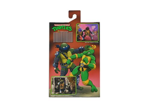 TMNT (Animated): Dark Leonardo Saturday Morning Adventures Teenage Mutant Ninja Turtles Ultimate 7 Scale Acti, packaging shot