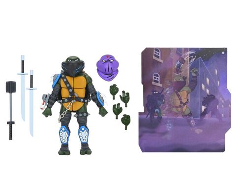 TMNT (Animated): Dark Leonardo Saturday Morning Adventures Teenage Mutant Ninja Turtles Ultimate 7 Scale Action Figure