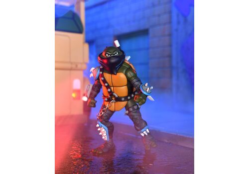TMNT (Animated): Dark Leonardo Saturday Morning Adventures Teenage Mutant Ninja Turtles Ultimate 7 Scale Acti, packaging shot