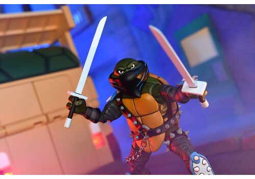 TMNT (Animated): Dark Leonardo Saturday Morning Adventures Teenage Mutant Ninja Turtles Ultimate 7" Scale Action Figure