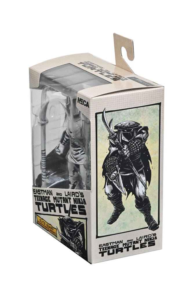 TMNT: (Mirage Comics) Elite Foot Ninja Guard Black & White 7 Scale Action Figure Teenage Mutant Ninja Turtles (Pre, rear view