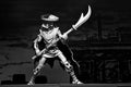 TMNT: (Mirage Comics) Elite Foot Ninja Guard Black & White 7 Scale Action Figure Teenage Mutant Ninja Turtles, size reference