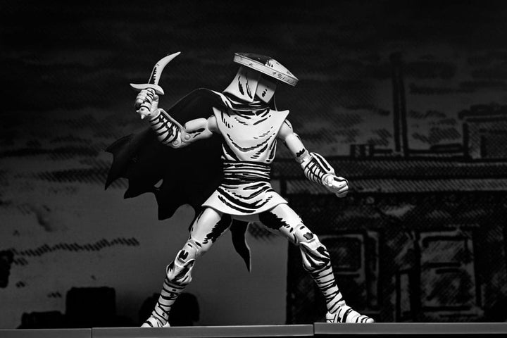 TMNT: (Mirage Comics) Elite Foot Ninja Guard Black & White 7" Scale Action Figure Teenage Mutant Ninja Turtles (Pre-Order September 2025)