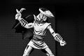 TMNT: (Mirage Comics) Elite Foot Ninja Guard Black & White 7 Scale Action Figure Teenage Mutant Ninja Turtles (Pre, rear view