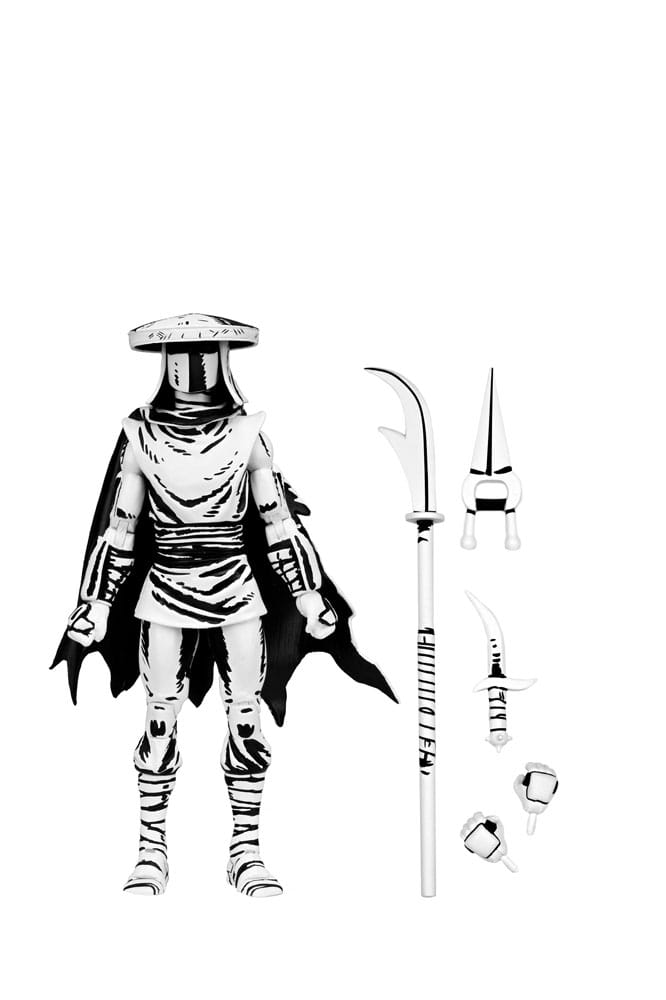 TMNT: (Mirage Comics) Elite Foot Ninja Guard Black & White 7 Scale Action Figure Teenage Mutant Ninja Turtles (Pre-Order S...