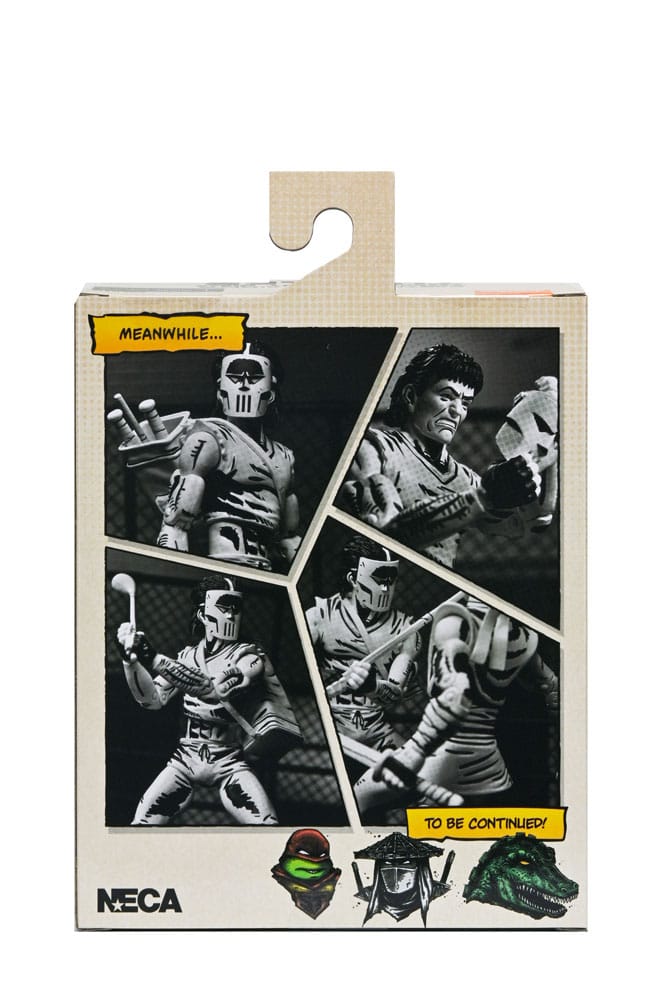 TMNT: (Mirage Comics) Casey Jones Black & White 7 Scale Action Figure Teenage Mutant Ninja Turtles (Pre-Order Sept, rear view
