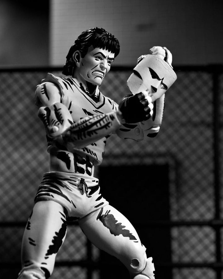 TMNT: (Mirage Comics) Casey Jones Black & White 7" Scale Action Figure Teenage Mutant Ninja Turtles (Pre-Order September 2025)