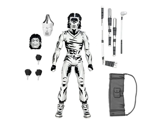 TMNT: (Mirage Comics) Casey Jones Black & White 7" Scale Action Figure Teenage Mutant Ninja Turtles (Pre-Order September 2025)