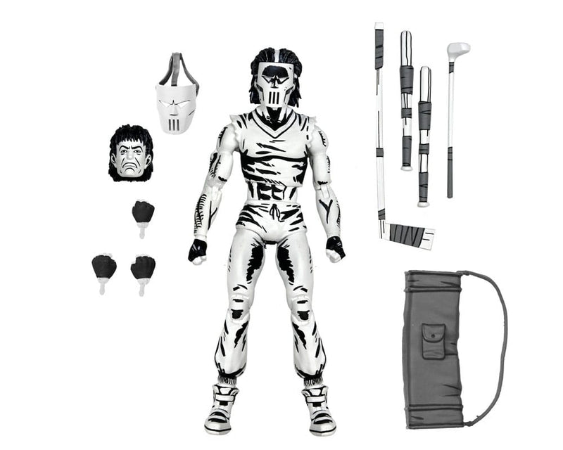 TMNT: (Mirage Comics) Casey Jones Black & White 7 Scale Action Figure Teenage Mutant Ninja Turtles (Pre-Order September 2025)