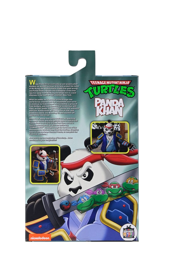 TMNT (Cartoon): Panda Khan Ultimate 7 Teenage Mutant Ninja Turtles Scale Action Figure, in display