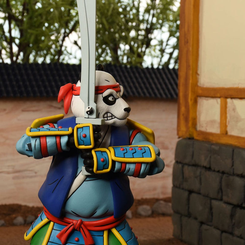TMNT (Cartoon): Panda Khan Ultimate 7 Teenage Mutant Ninja Turtles Scale Action Figure, showing reverse