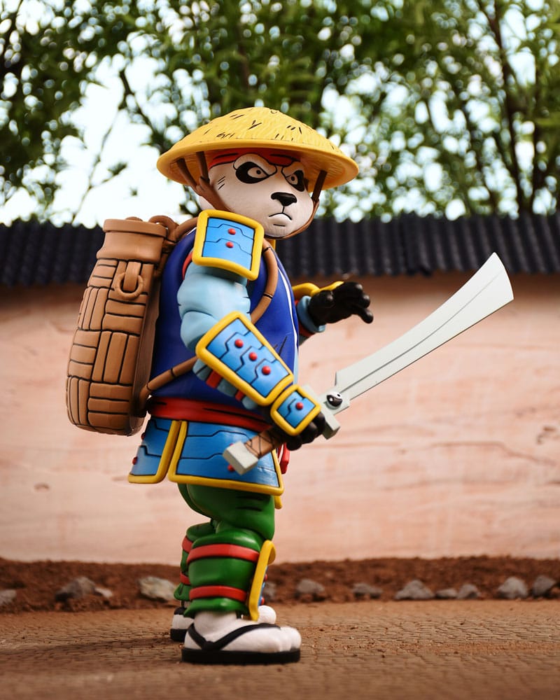 TMNT (Cartoon): Panda Khan Ultimate 7 Teenage Mutant Ninja Turtles Scale Action Figure, side angle