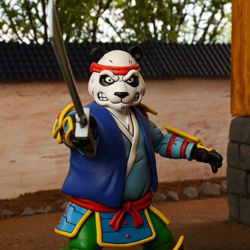 TMNT (Cartoon): Panda Khan Ultimate 7 Teenage Mutant Ninja Turtles Scale Action Figure, size reference