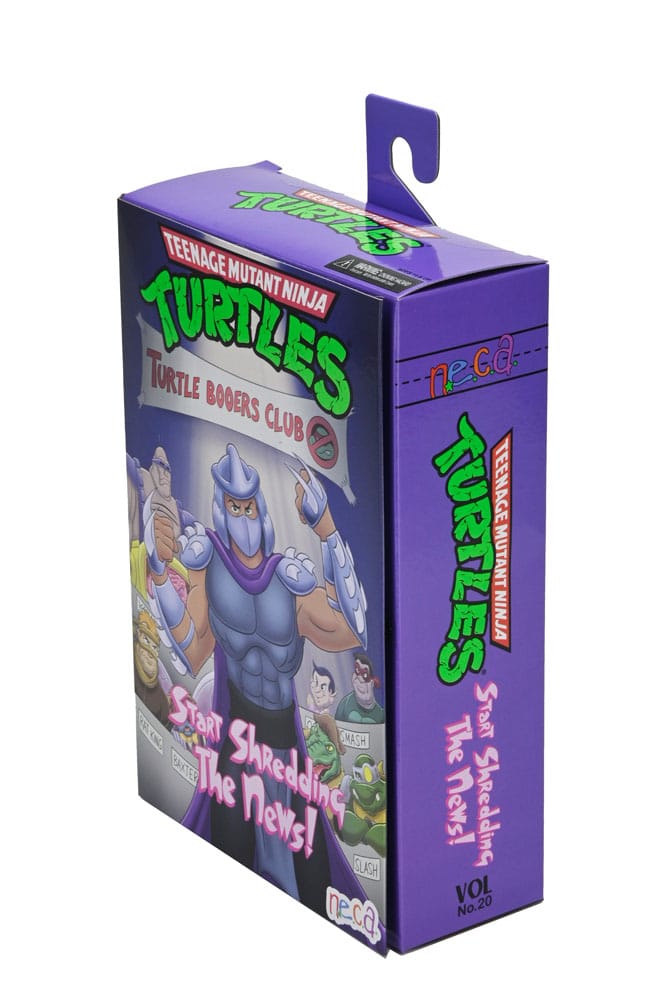 TMNT Cartoon: Shredder (Classic Colours) Ultimate 7 Teenage Mutant Ninja Turtles Scale Action Figure (Pre-Order Se, rear view