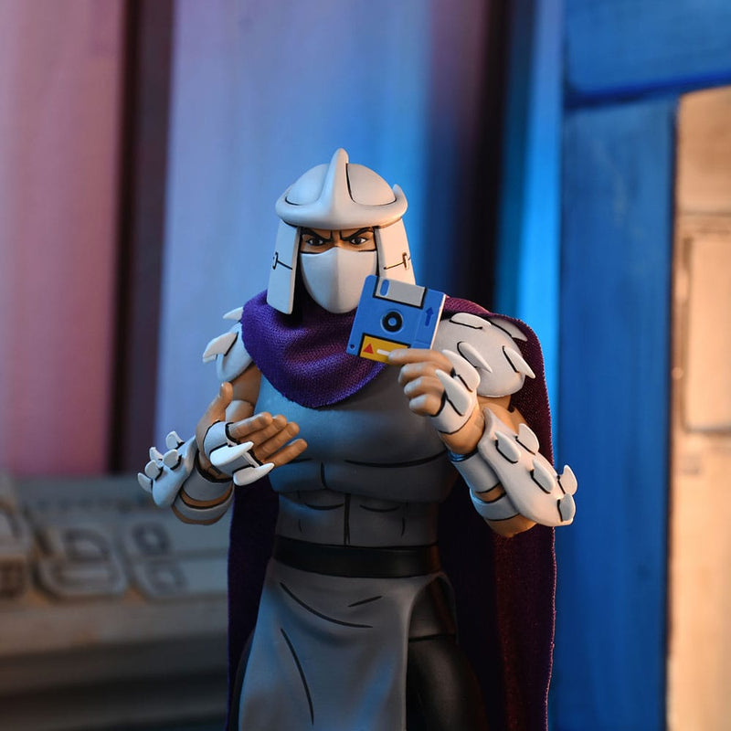 TMNT Cartoon: Shredder (Classic Colours) Ultimate 7 Teenage Mutant Ninja Turtles Scale Action Figure (Pre-Ord, size reference