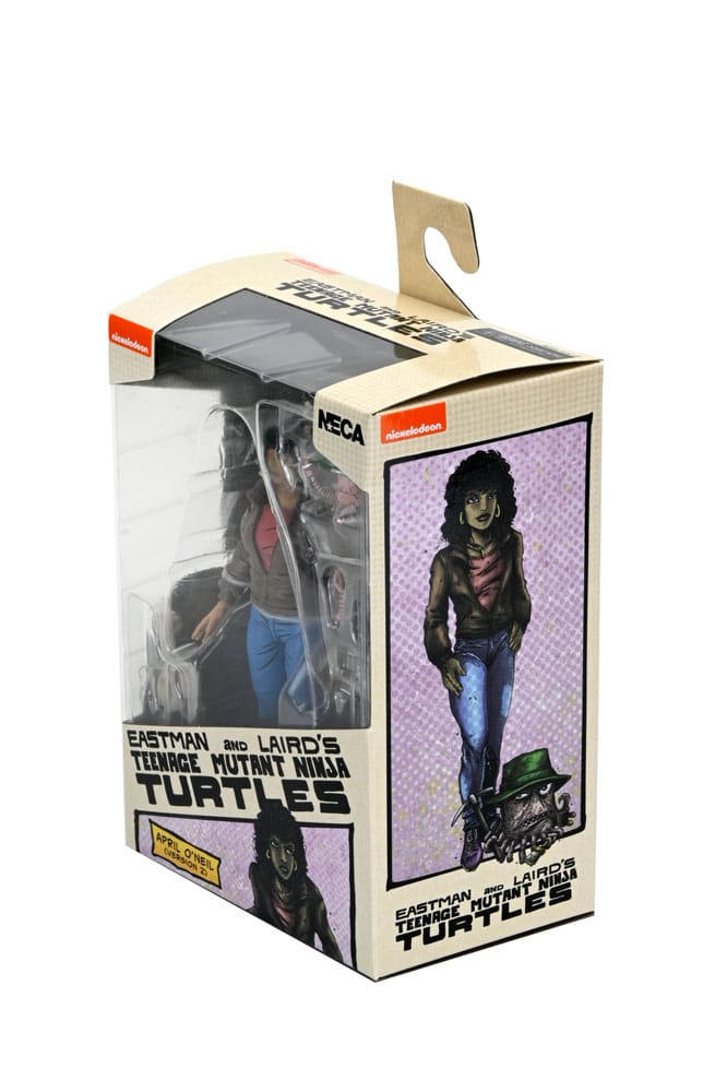 TMNT: (Mirage Comics) April O'Niell 7 Scale Action Figure Teenage Mutant Ninja Turtles (Pre-Order September 2025), side angle