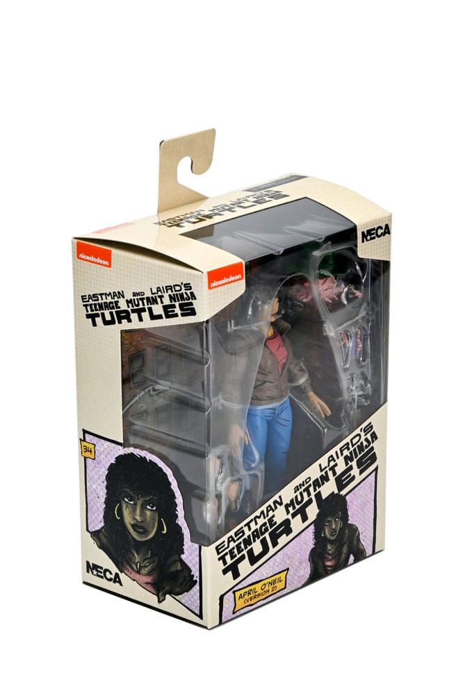TMNT: (Mirage Comics) April O'Niell 7 Scale Action Figure Teenage Mutant Ninja Turtles (Pre-Order September, close-up detail