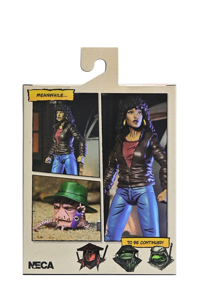 TMNT: (Mirage Comics) April O'Niell 7 Scale Action Figure Teenage Mutant Ninja Turtles (Pre-Order September 2, packaging shot