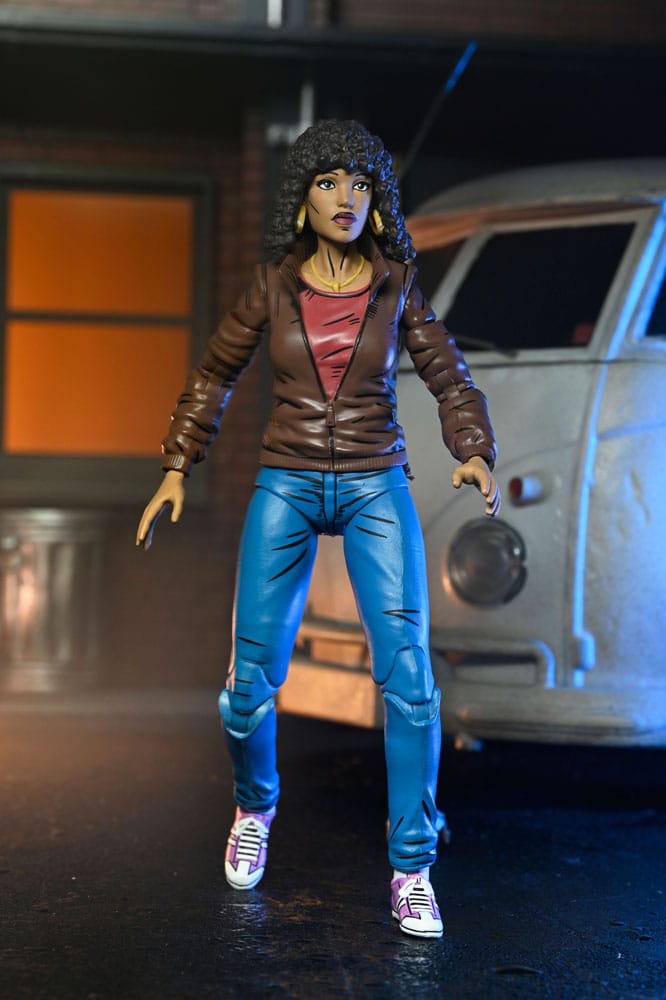 TMNT: (Mirage Comics) April O'Niell 7 Scale Action Figure Teenage Mutant Ninja Turtles (Pre-Order September, showing reverse
