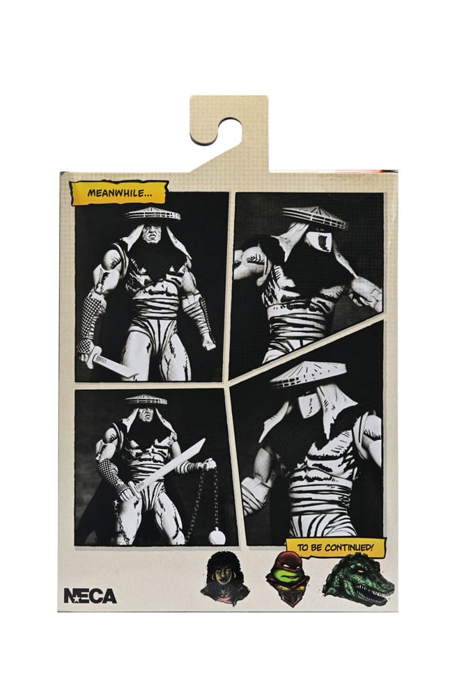 TMNT: (Mirage Comics) Foot Assassin Black & White 7" Scale Action Figure Teenage Mutant Ninja Turtles (Pre-Order September 2025)