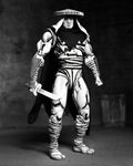 TMNT: (Mirage Comics) Foot Assassin Black & White 7 Scale Action Figure Teenage Mutant Ninja Turtles (Pre-Ord, size reference
