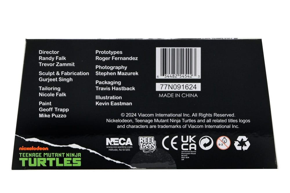 TMNT: (Mirage Comics) Foot Assassin Black & White 7" Scale Action Figure Teenage Mutant Ninja Turtles (Pre-Order September 2025)