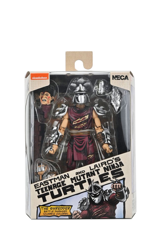 TMNT: (Mirage Comics) Battle Damaged Shredder 7 Scale Action Figure Teenage Mutant Ninja Turtle (Pre-Order Septemb, rear view