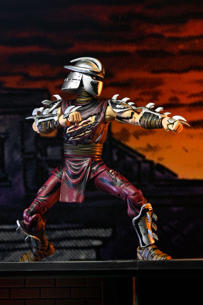 TMNT: (Mirage Comics) Battle Damaged Shredder 7" Scale Action Figure Teenage Mutant Ninja Turtle (Pre-Order September 2025)