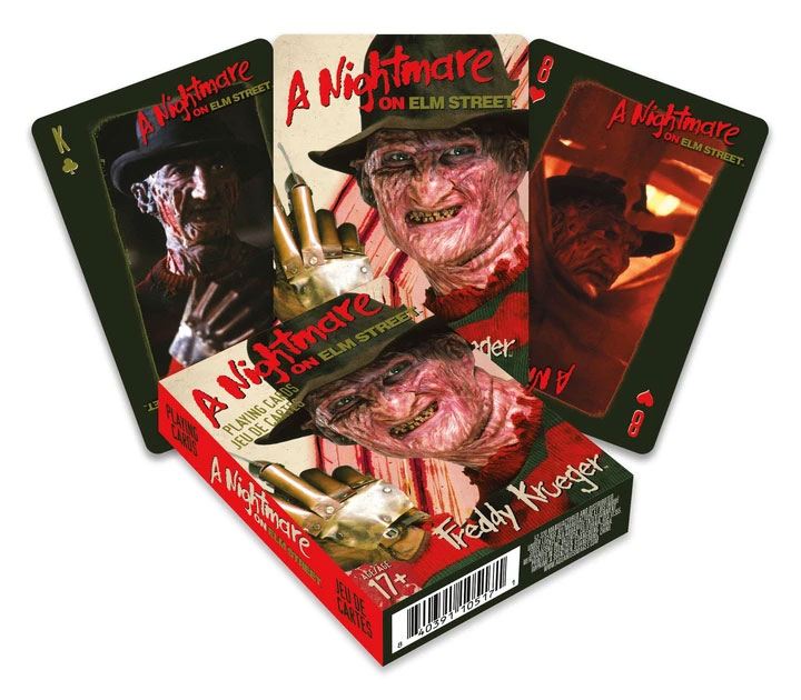 Nightmare On Elm Street Freddy Playing Cards