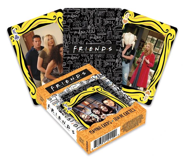 Friends TV Show Cast Playing Cards