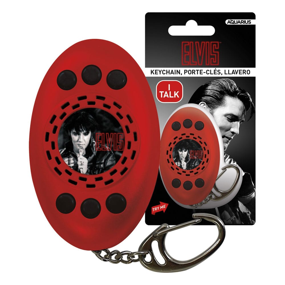 Elvis Presley SQUAWKey Talking Collectible Keychain