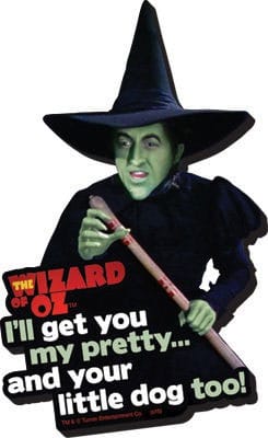 The Wizard of Oz Wicked Witch I'll Get You Magnet Funky Chunky