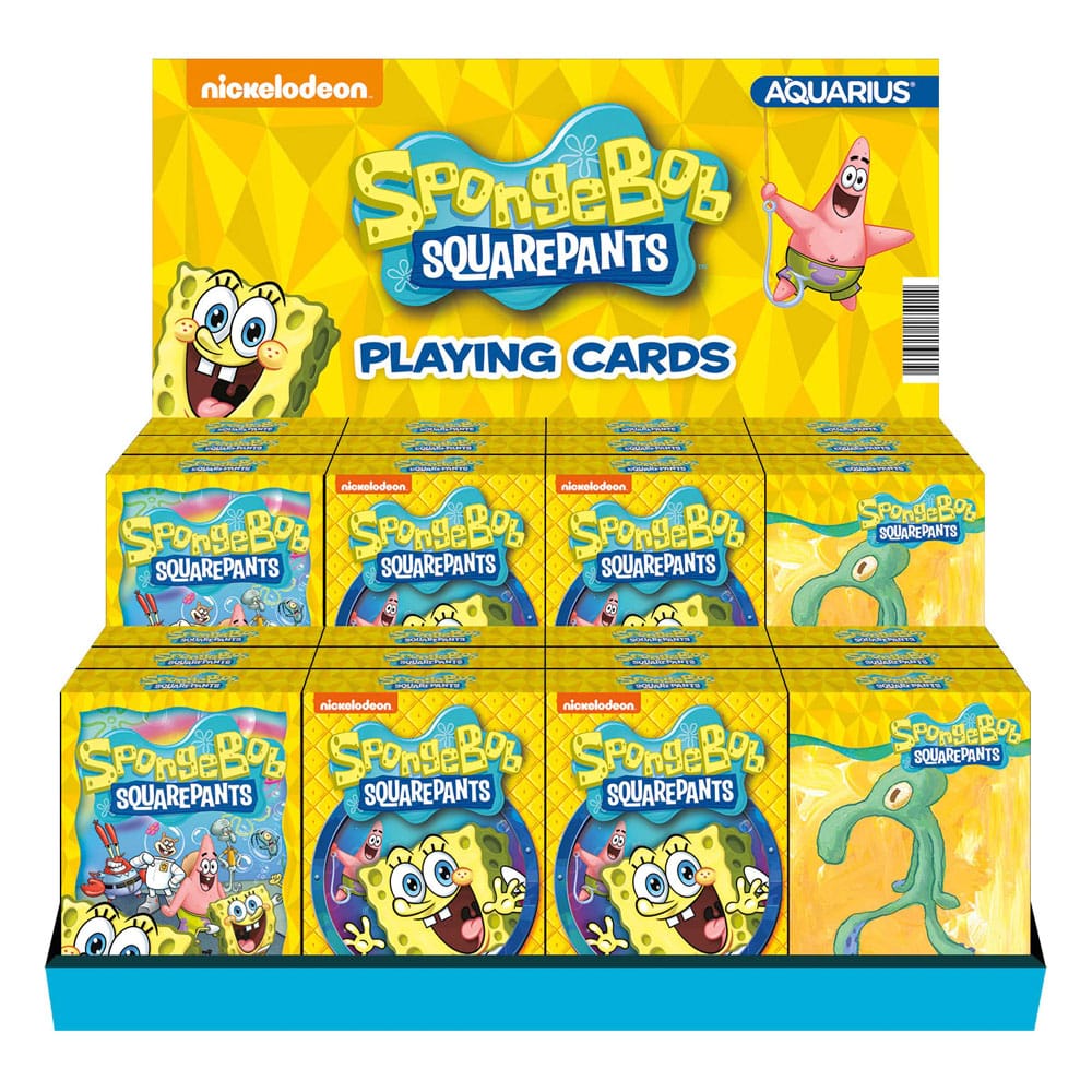 Spongebob Squarepants Playing Cards Game Display 24 Pieces