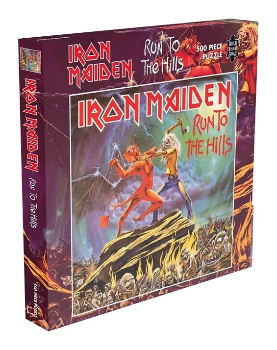 Iron Maiden Run To The Hills Jigsaw Puzzle Music 500 Pieces