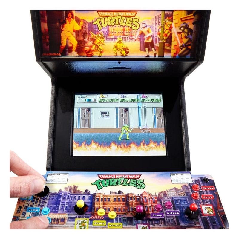 Teenage Mutant Ninja Turtles Quarter Arcade Machine 44 cm, size reference