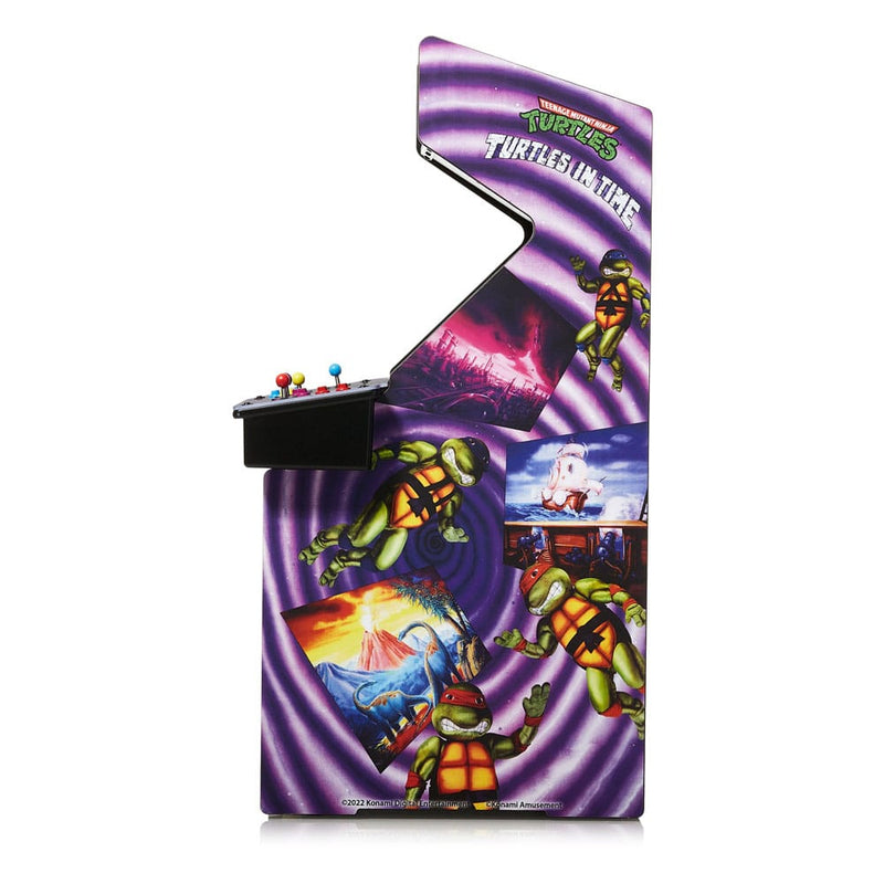 Teenage Mutant Ninja Turtles Quarter Arcade Machine Turtles In Time 44 cm, side angle