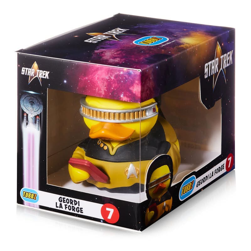 Star Trek Geordi La Forge Tubbz PVC Figure Boxed Edition 10 cm
