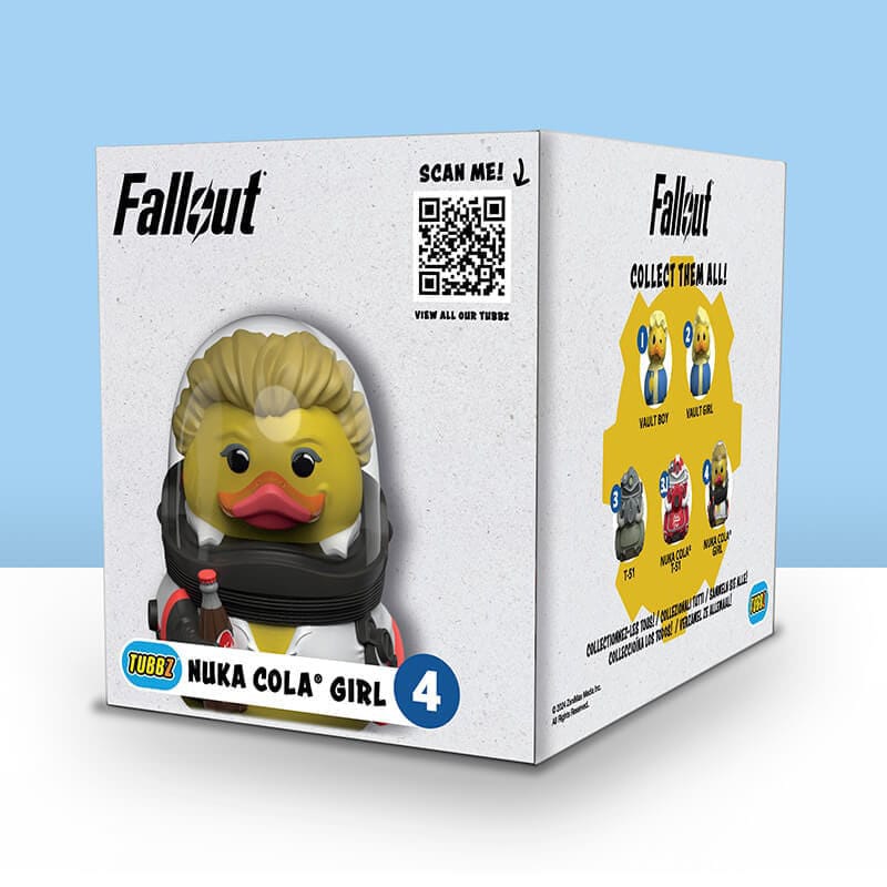 Official Fallout Nuka Cola Pin UP Girl TUBBZ (Boxed TUBBZ), side angle