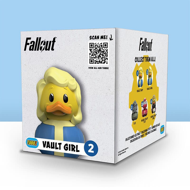 Official Fallout Vault Girl TUBBZ (Boxed Edition), side angle
