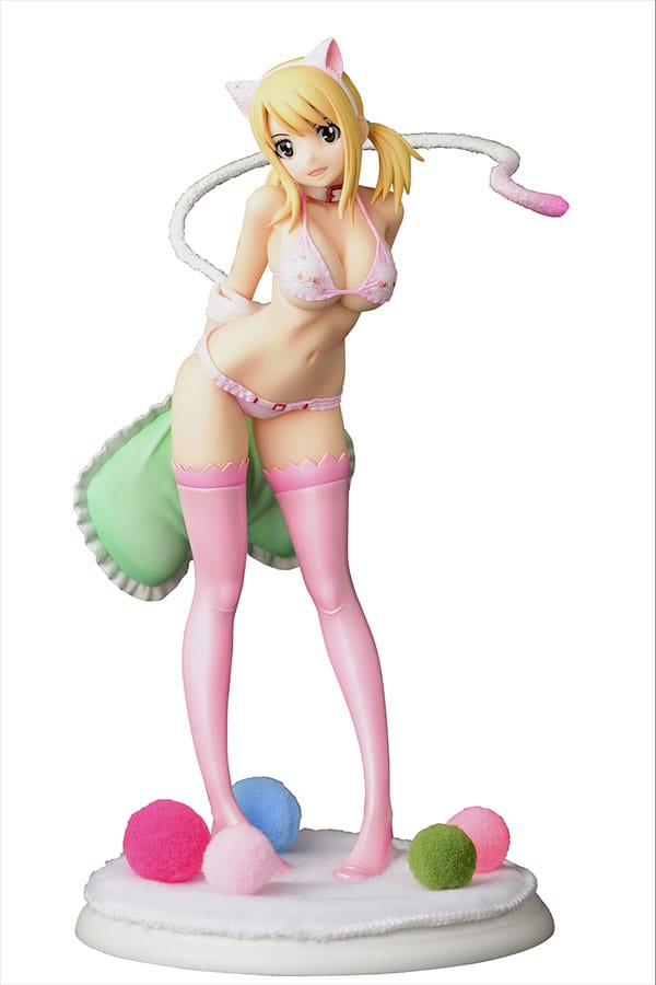 Fairy Tail Lucy Heartfilia Cherry Blossom Cat Gravure Style Statue 25 cm